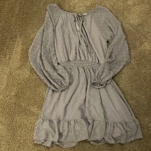 Altard state Purple Swiss dot mini dress